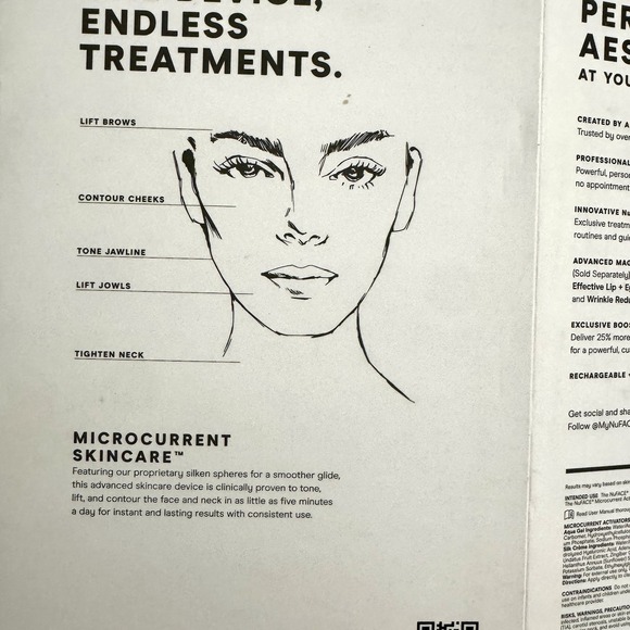 NuFACE Trinity + Facial Toning Device Kit + Super Peptide Booster NEW Open Box - Picture 5 of 5